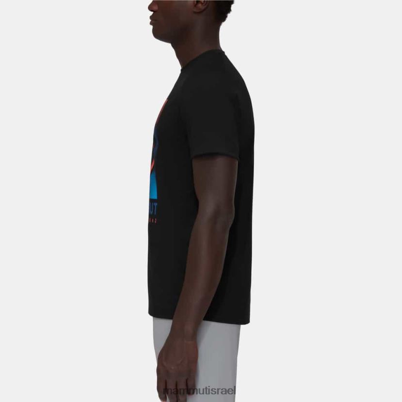 Mammut גברים חולצת טריקו של trovat TV0220147 הַלבָּשָׁה שָׁחוֹר