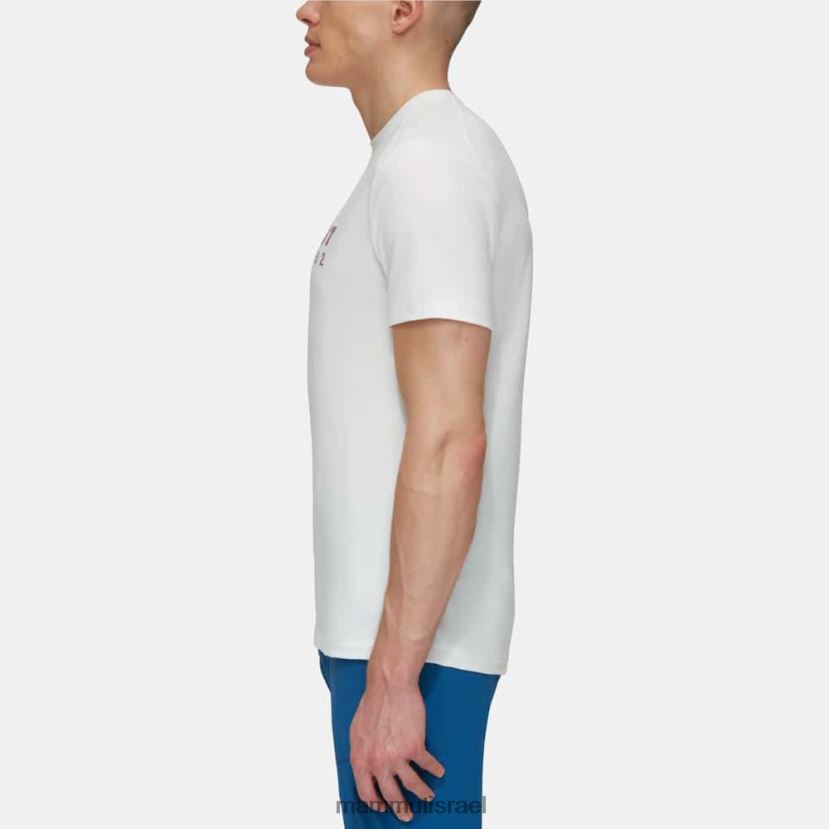 Mammut גברים לוגו של חולצת טריקו של trovat TV0220881 הַלבָּשָׁה צבע קרם