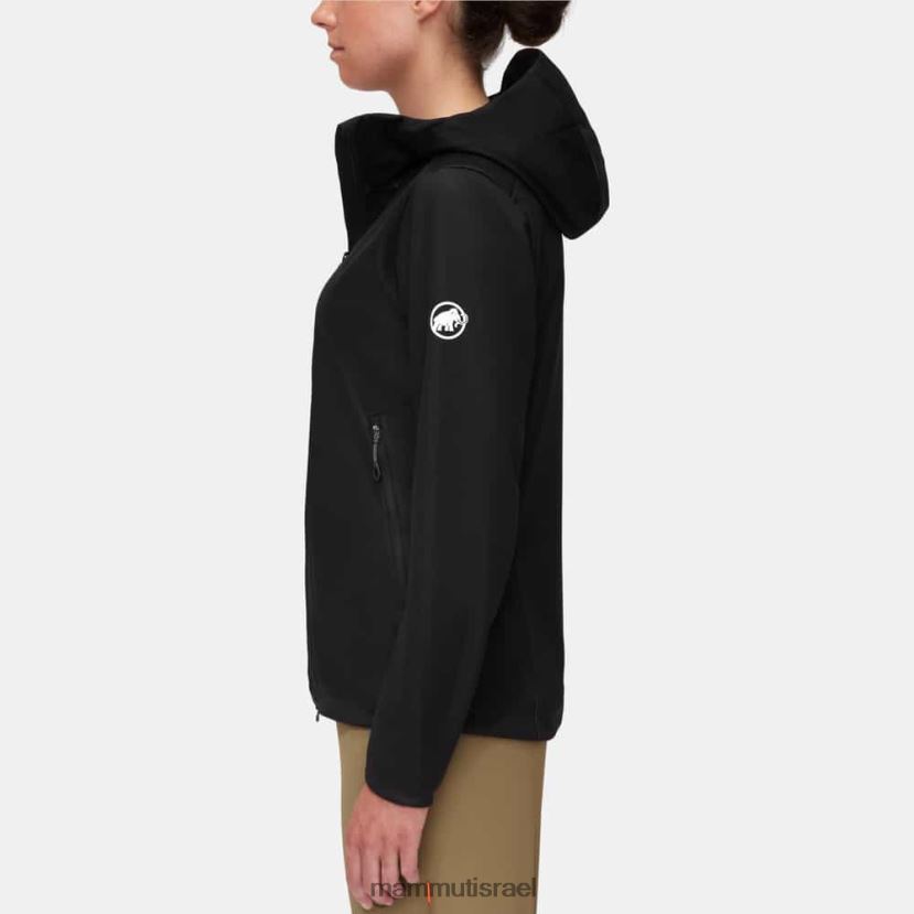 Mammut נשים ז'קט עם קפוצ'ון אולטימטיבי vii so TV0220738 הַלבָּשָׁה שָׁחוֹר