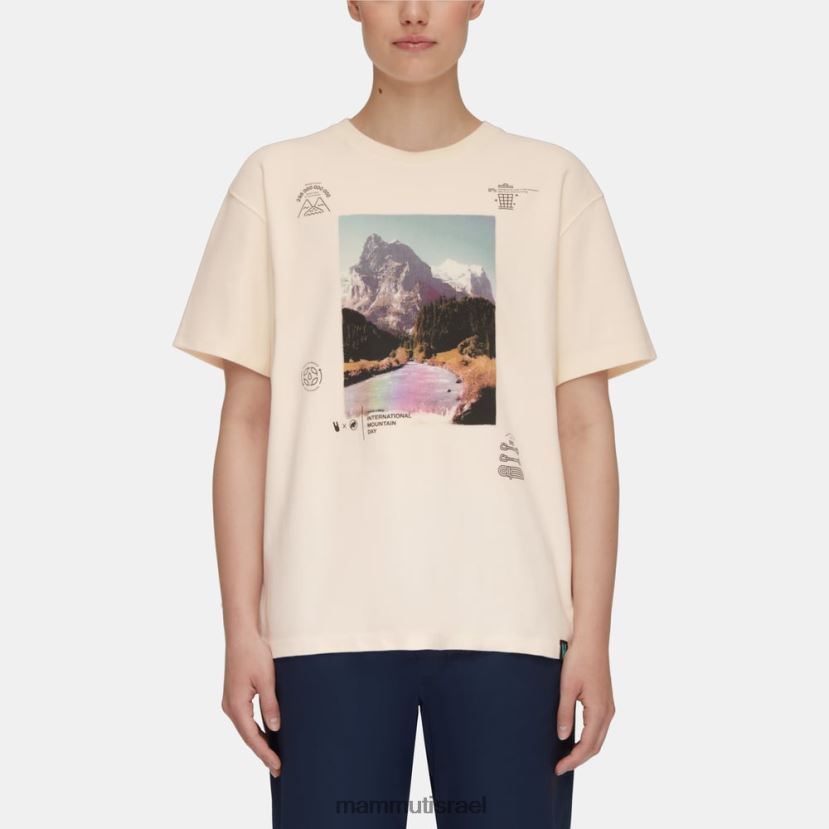 Mammut x נשים אלא אם כן חולצת טריקו ביום ההר TV0220205 הַלבָּשָׁה לבן