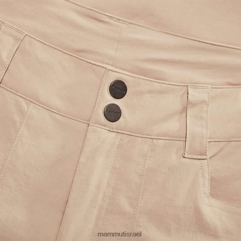 Mammut גברים מכנסי רוכסן היברידיים של zinal TV02201101 הַלבָּשָׁה חול כהה סוואנה