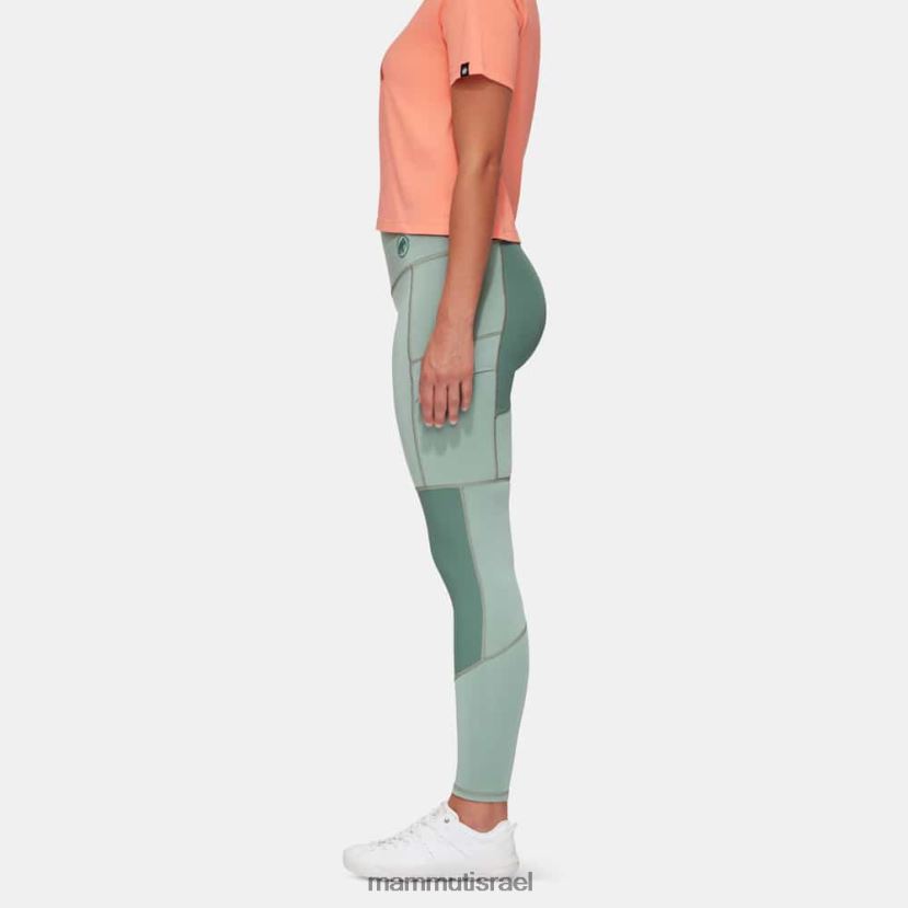 Mammut נשים טייץ היברידי של zinal TV022094 הַלבָּשָׁה ירקן כהה ירקן